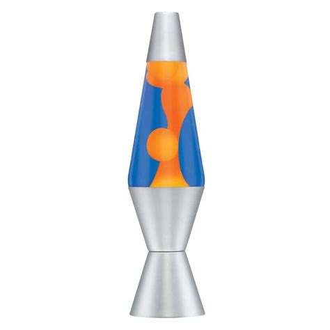 14 5 Lava Lamp Orange Blue Silver Schylling