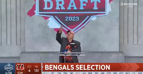 2023 NFL Draft: Bengals fans makes coin flip joke during pick