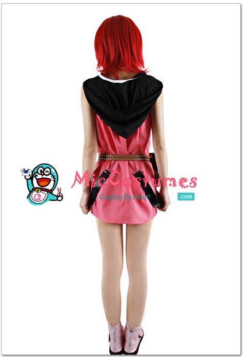 Kingdom Hearts Kairi Red Dress Cosplay Costume For Sale