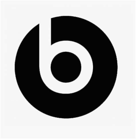 Beats Logo Black, HD Png Download - kindpng