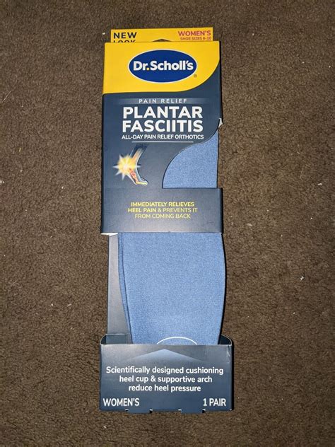 Dr Scholl S Pain Relief Orthotics For Plantar Fasciitis For Women 6 10