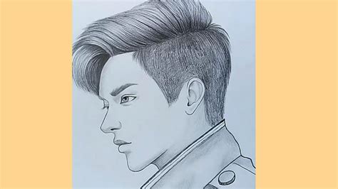 Boy Drawing Step By Step Boy Face Pencil Sketch Drawing Easy Boy