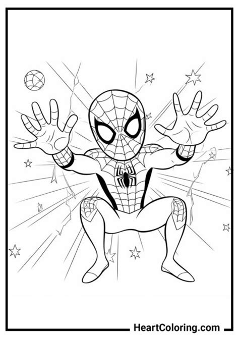 Dibujos De Spider Man Para Colorear Imprimir En A