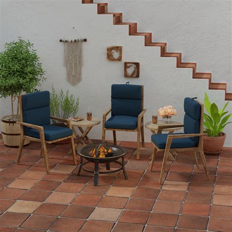 Sunbrella 18" x 18" x 4" Outdoor Wicker Chair Cushions - Walmart.com