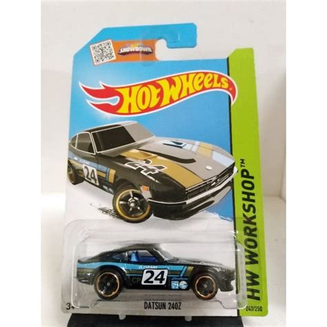 Hot Wheels Datsun 240Z Black White Shopee Malaysia