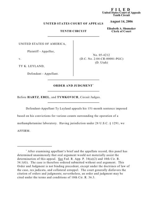 Filed United States Court Of Appeals Tenth Circuit Pdf United