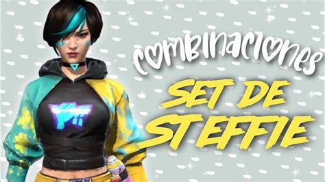 Las Combinaciones Más Bonitas Con El Set De Steffie FREE FIRE Lily