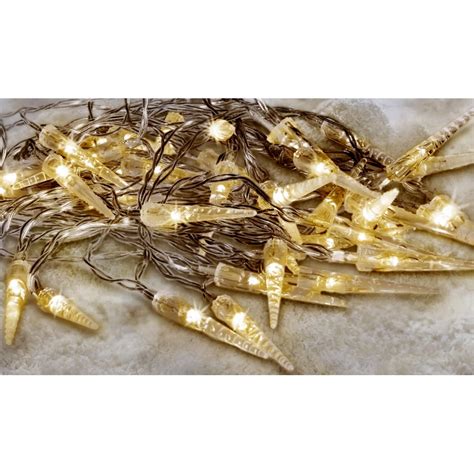 Brilagi Cadena De Navidad LED Para Exteriores 50xLED 8 Funciones 3xAA