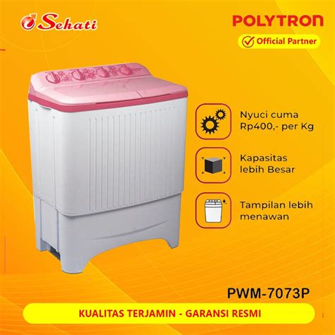 Jual Polytron Pwm P B Mesin Cuci Polytron Tabung Samba Series