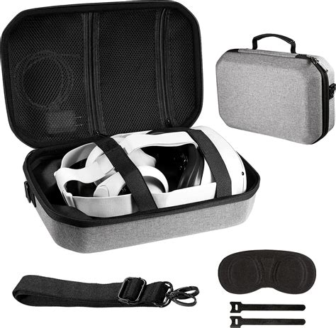 Moko Carrying Case For Oculus Quest 2 Vr Headset Strap Hard Protection Lightweight Storage