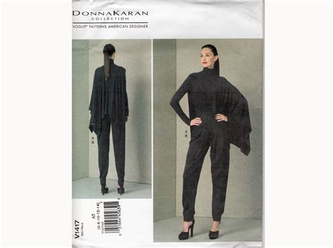 Vogue Donna Karan Collection Sewing Pattern V1417 Top Etsy UK