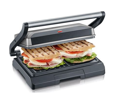 Gril Multifonction Compact Viande Paninis Légumes Plaques Anti