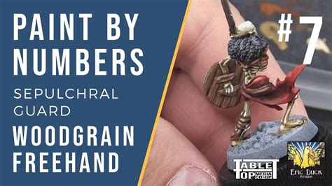 Sepulchral Guard Paint Guide Woodgrain Freehand Paint By Numbers 7