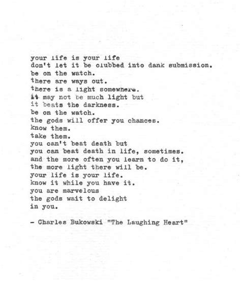 Charles Bukowski The Laughing Heart Charles Bukowski Poems Charles