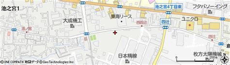 大阪府枚方市池之宮4丁目の地図 住所一覧検索｜地図マピオン