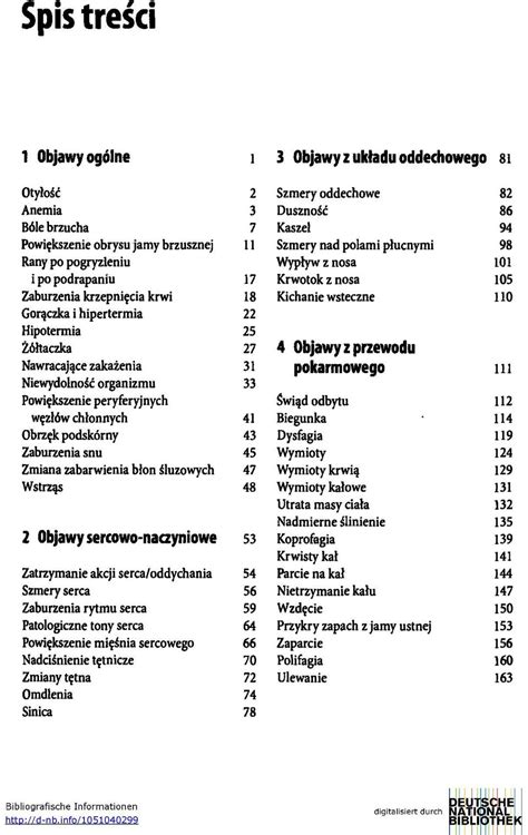 Spis treści 1 Objawy ogólne 3 Objawy z układu oddechowego 8i 4