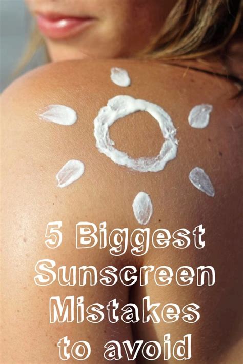 The 5 Biggest Sunscreen Mistakes Youre Probably Making