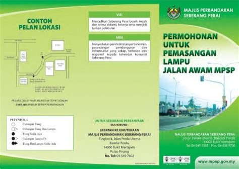 CONTOH PELAN LOKASI Majlis Perbandaran Seberang Perai