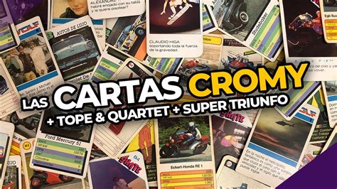 Las CARTAS CROMY Match 4 Y Otras Tope Quartet Y Super Triunfo