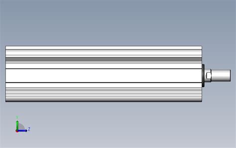 气缸cq2a80 300dcmz Solidworks 2012 模型图纸下载 懒石网