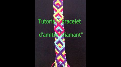 Bracelet Damitié Diamant Tutoriel Diamond Friendship Bracelet Tutorial Youtube