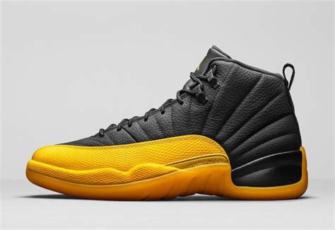 Air Jordan 12 Black University Gold 130690 070 Release Date Sbd