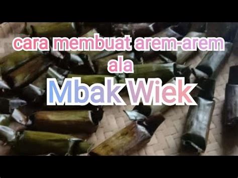 Cara Membuat Arem Arem Yang Mudah YouTube