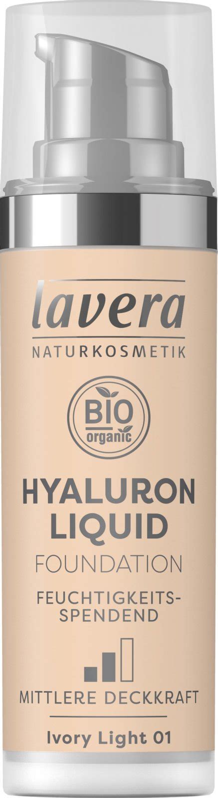 Lavera Bio Hyaluron Liquid Foundation Lehk Make Up S Kyselinou