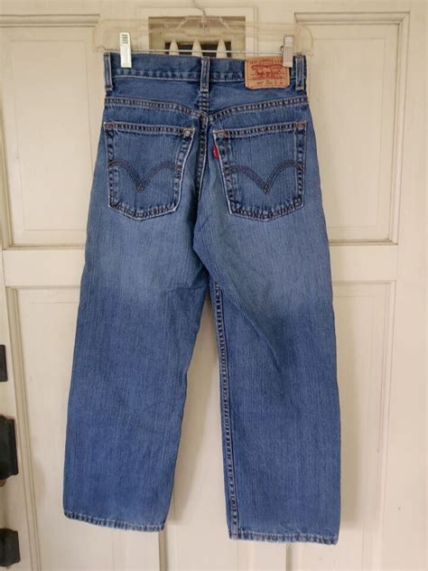 Levi S 569 Loose Fit Straight Leg Denim Jeans Youth Boy S Size 10