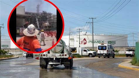 Video Explota Pipa En Refiner A Dos Bocas De Pemex Hay Heridos