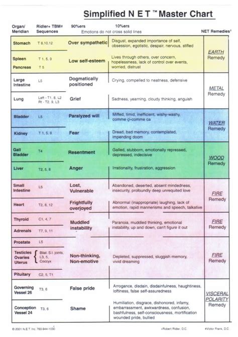 Simplified Master Net Chart Outlining Meridians Organs Subluxation Download Scientific Diagram