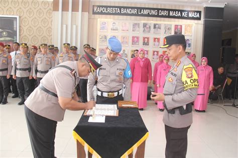 Resmi Jabat Wakapolresta Bandar Lampung Berikut Profil AKBP Erwin