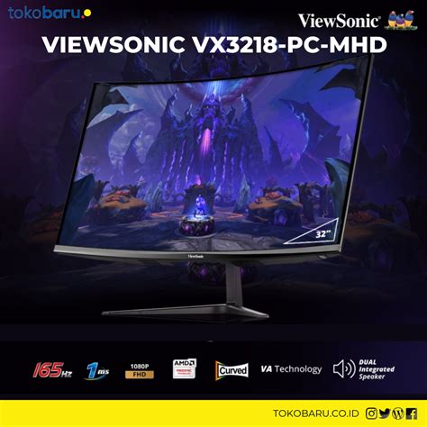 Viewsonic VX3218 PC MHD 32 Curve Gaming Monitor