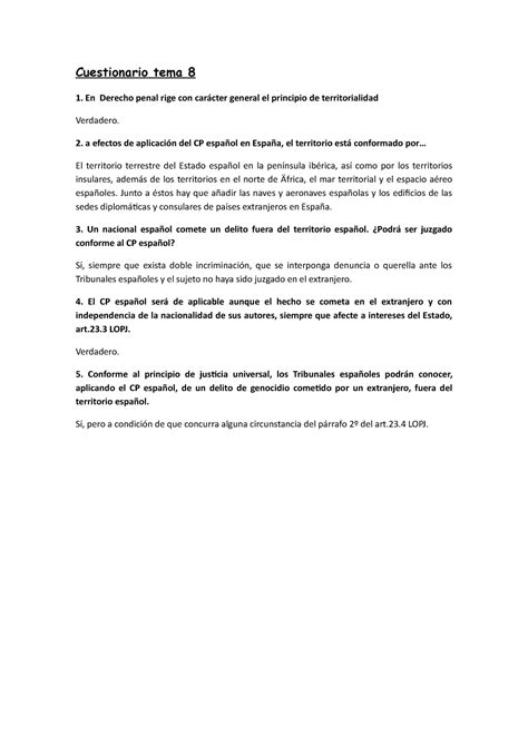 Examen Diciembre Preguntas Y Respuestas Cuestionario Tema En