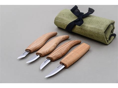 Beavercraft S07 Basic Wood Carving Knife Set Knives