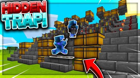 New Hidden Fake Staircase Trap Minecraft Hcf Youtube