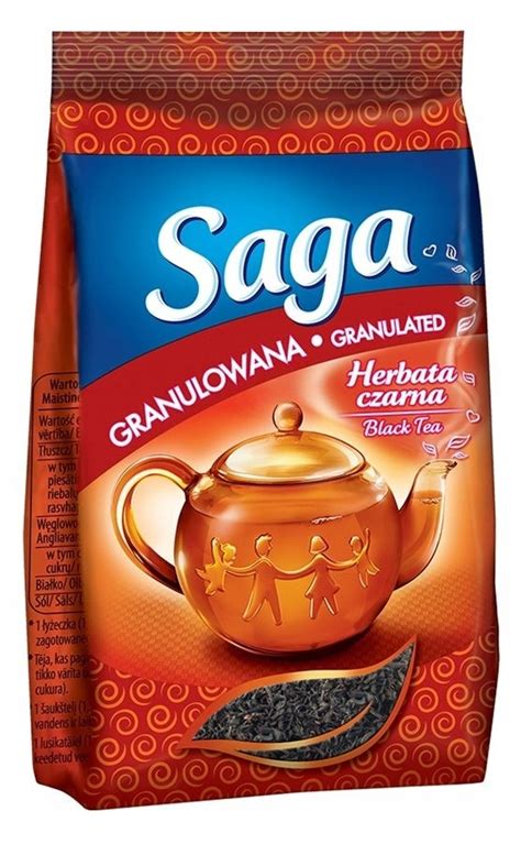 HERBATA CZARNA EXPRESOWA SAGA 90g GRANULOWANA 13743200604 Allegro Pl