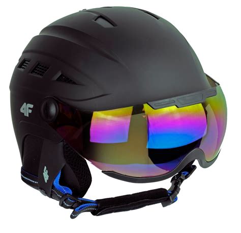 KASK NARCIARSKI 4F Z SZYBĄ VISOR KSU002 XL 61 62cm 7128123629