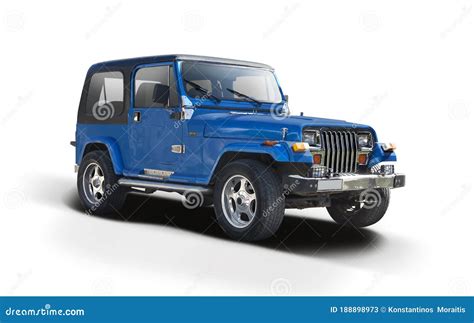 Jeep Renegade isolated stock image. Image of vehicle - 188898973