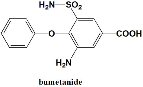 Bumetanide Structure