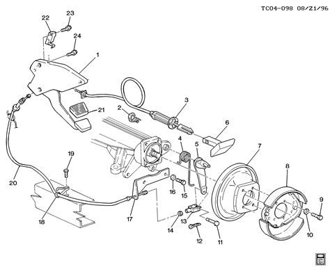 Gmc C Pickup Wd Carryover Model C Parking Brake System