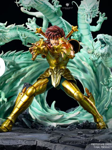 Zodiakos Studio Saint Seiya Dohko Libra Gold Saint Statue Solid