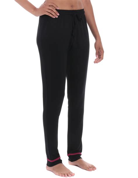 Womens Jersey Knit French Terry Tapered Lounge Pant Noble Mount