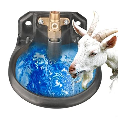 Milifun Goat Waterer Sheep Water Bowls Livestock Water Bowl With