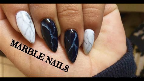 Marble Nails Tutorial YouTube