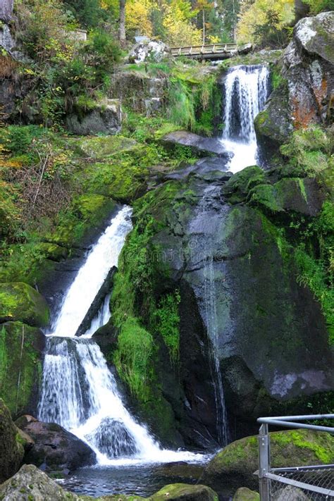 Triberger Waterfall The Highest Waterfall In Germany Stock Photo