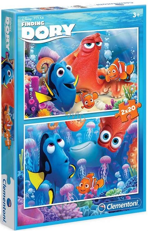 Clementoni Puzzle Finding Dory 2 X 20 Pieces Recommended Age 3 VMD