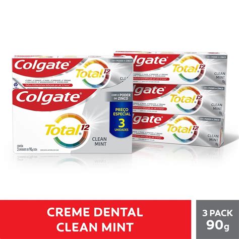 Creme Dental Colgate Total Clean Mint Unid G Pre O Especial