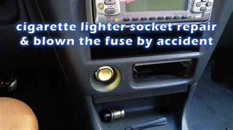 Cigarette Lighter Socket Repair Blown The Fuse By Accident Tagalog Youtube