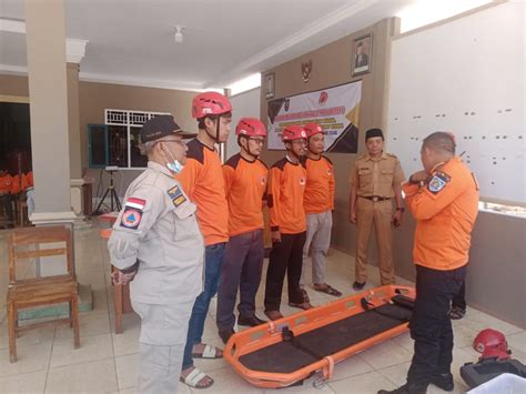 Gembleng Kemampuan Relawan Penanggulangan Bencana BPBD Kabupaten Tegal